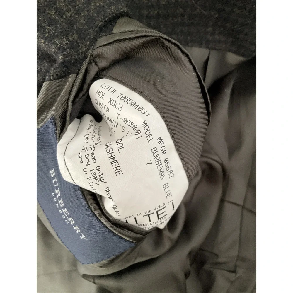 Burberry London Blazer Jacket Saks Of Fifth 3-Button Wool‎ Cashmere Blend Men 40